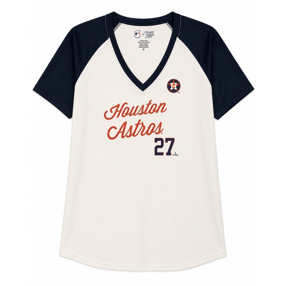 Houston Astros V Neck Jose Altuve Top Womens XL Shirt